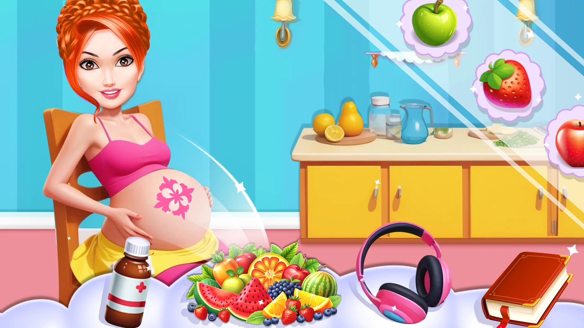 Baby princess daycare game screenshot