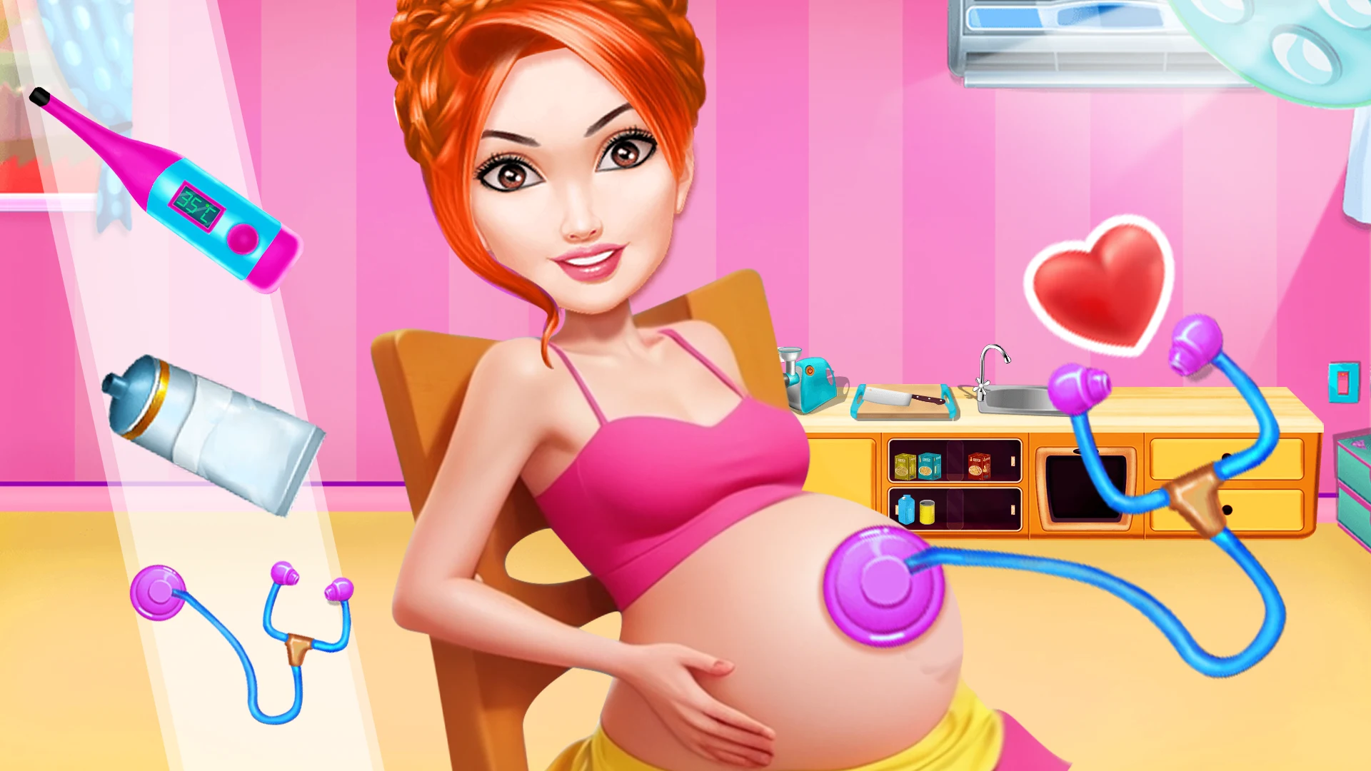 Baby princess daycare game screenshot