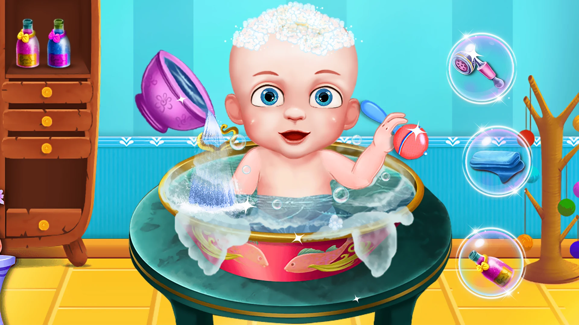 Baby princess daycare game screenshot