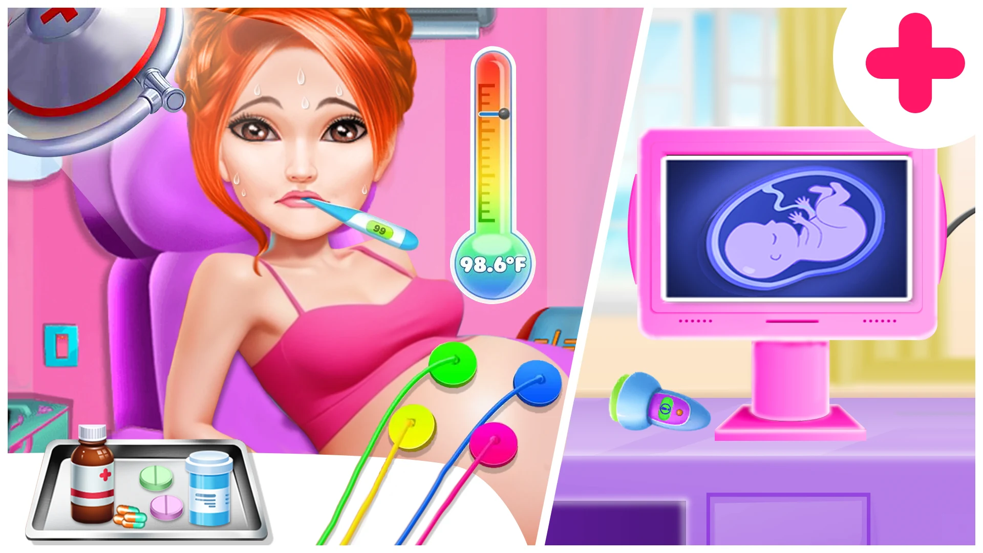 Baby princess daycare game screenshot